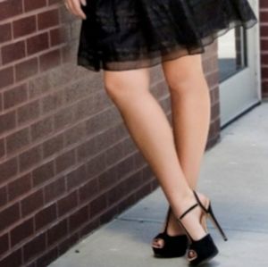 Aldo Detamble Suede Platform High Heels